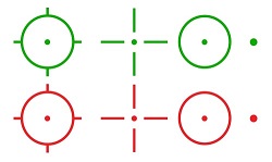 Прицельная марка- Переменная 4 типа