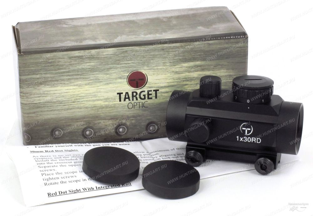 Коллиматор закрытого типа Target Optic 1x30 на призму 11 мм
