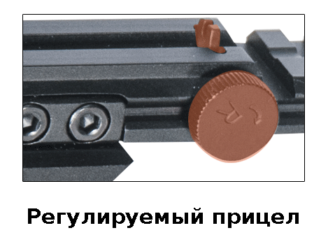 Быстросъемный кронштейн Leapers с планкой Weaver (19 пазов) на АК47/Сайга/Вепрь 136