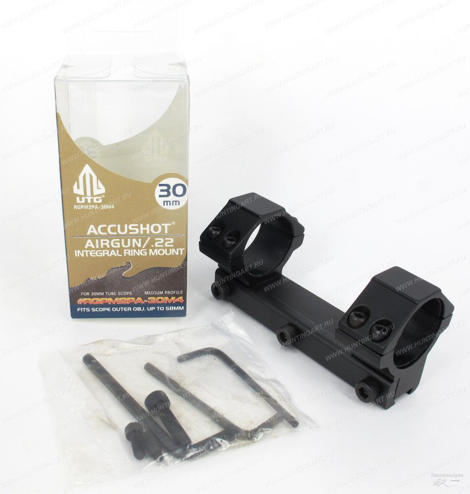 Leapers RGPM2PA-30M4 Кронштейн Leapers AccuShot с кольцами 30 мм, на призму 10-12 мм