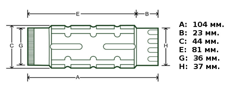 Vektor K-11k_Увеличитель для коллиматора UTG 3X 1х25 с быстросъемным-откидным кронштейном на Picatinny