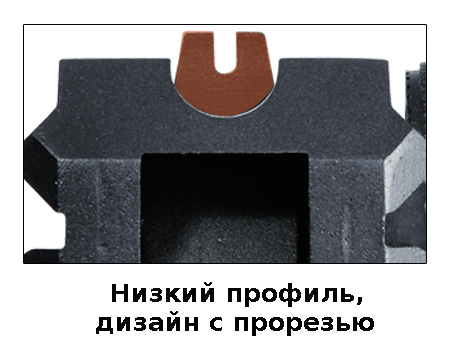 Быстросъемный кронштейн Leapers с планкой Weaver (19 пазов) на АК47/Сайга/Вепрь 136