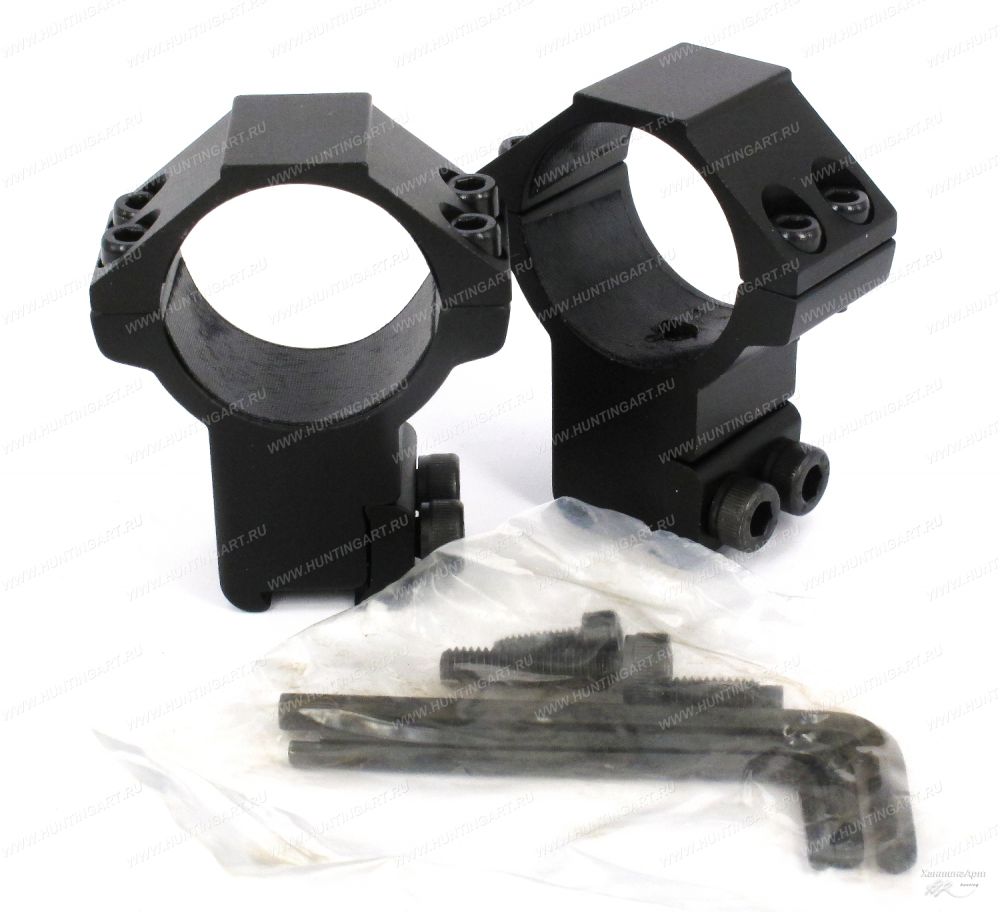 Высокие кольца Leapers Accushot 30 мм на призму 10-12 мм, STM