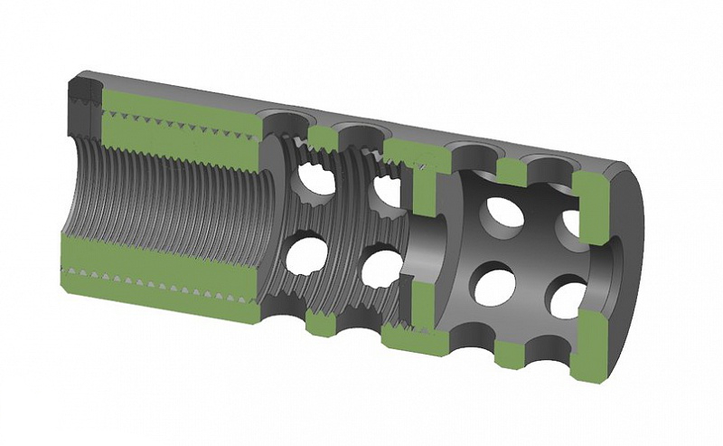 Дульный компенсатор Веер 208/209