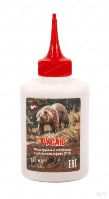 Масло Русак оружейное нейтральное с добавлением тефлона (PTFE) 120 мл купить в интернет-магазине ХантингАрт