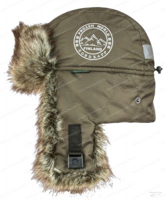 Шапка-ушанка NordKapp Talvi Badger MX, мех барсук купить в интернет-магазине ХантингАрт