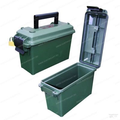 Ящик MTM Ammo Can 30T для патронов 30 калибра и амуниции (86x226x155 мм) купить в интернет-магазине ХантингАрт