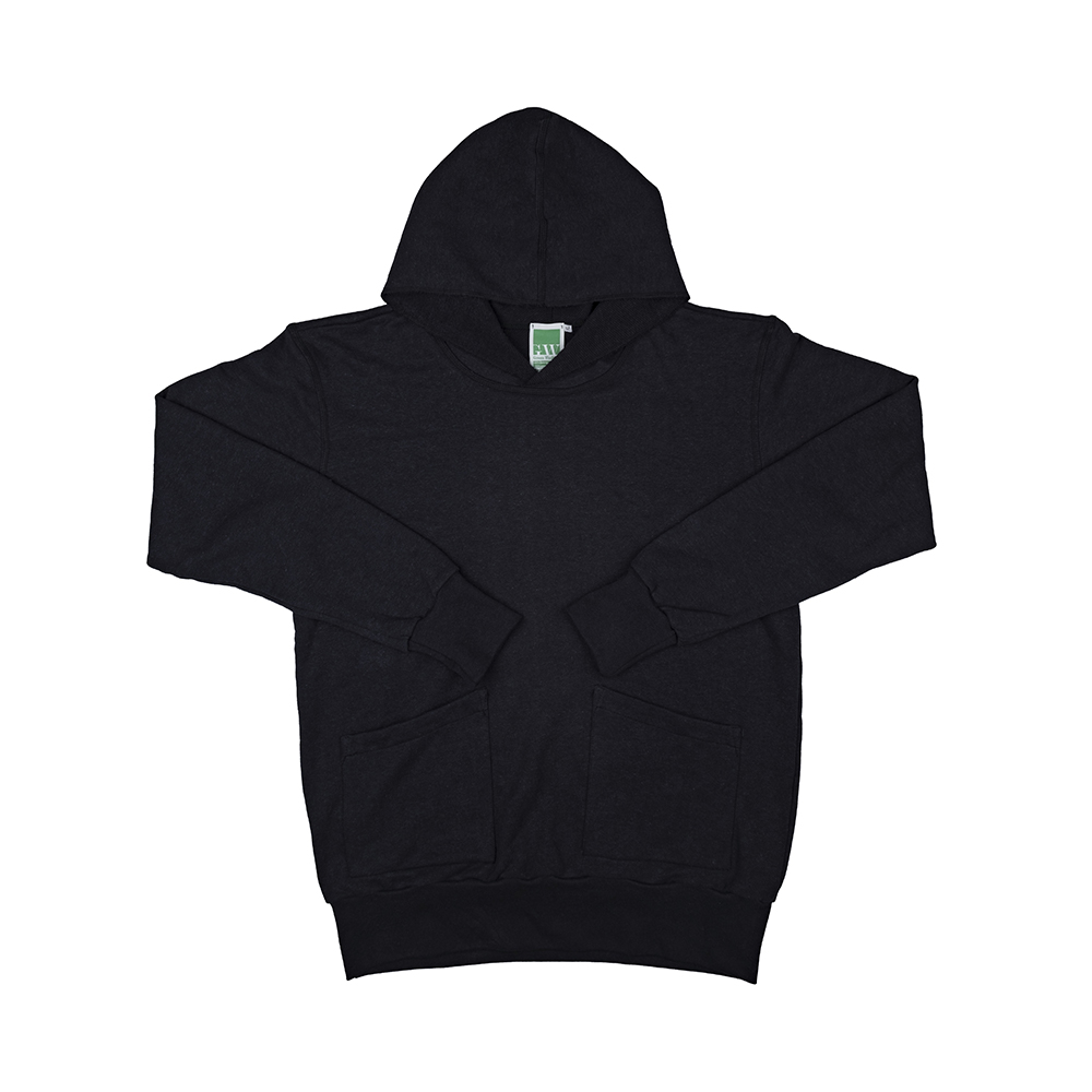 Худи из конопли Green Washtag графит от производителя экологически чистой одежды