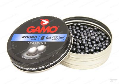 Пули пневматические - шарики Gamo Round калибр 4,5 мм, 0,53 гр, 500 шт купить в интернет-магазине ХантингАрт