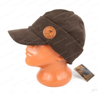 Флисовая кепка-шапка с козырьком NordKapp Hoff, brown купить в интернет-магазине ХантингАрт