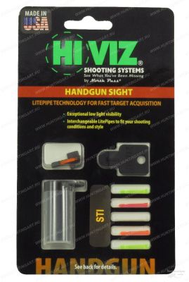 Пистолетная мушка HiViz для установки на STI Edge и аналогичные модели купить в интернет-магазине ХантингАрт