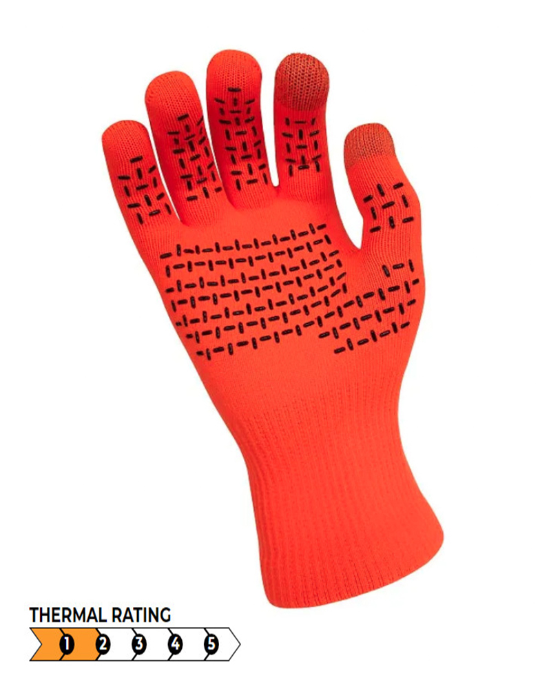 Водонепроницаемые перчатки DexShell ThermFit Gloves, оранжевые купить в интернет-магазине ХантингАрт
