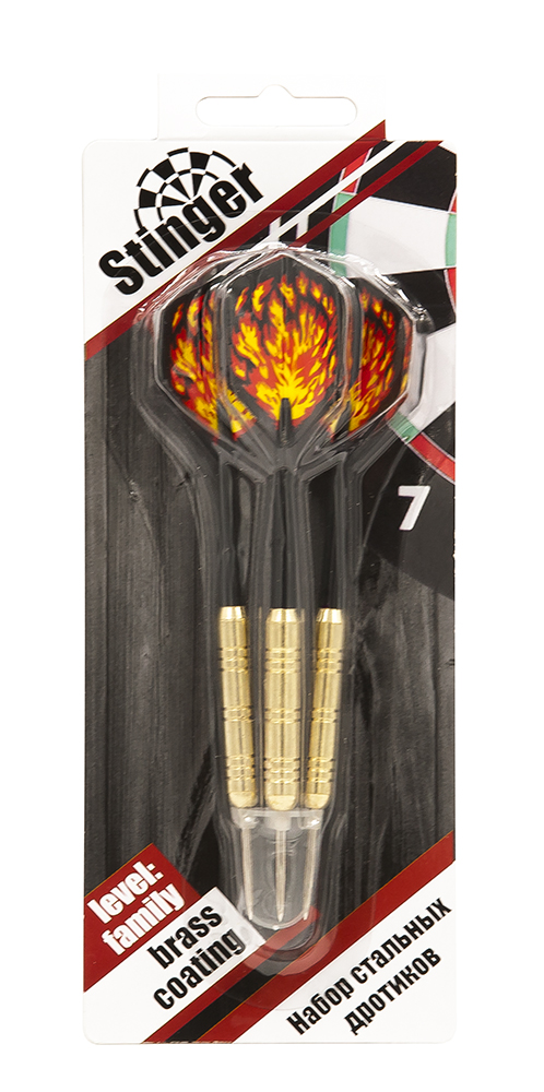 Дротики для дартса уровень начальный, 3шт, латунь купить в интернет-магазине ХантингАрт