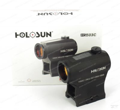 Коллиматор Holosun Paralow на Weaver/Picatinny + солнечная батарея и кронштейн купить в интернет-магазине ХантингАрт