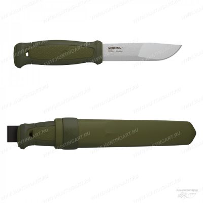 Нож Morakniv Kansbol, универсальный/охотничий, нержавеющая сталь, 109 мм, чёрный/зелёный купить в интернет-магазине ХантингАрт