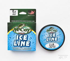 Картинка Леска рыболовная McCoy IceLine для зимней рыбалки, 115 м, диаметр 0,015 мм от интернет-магазина ХантингАрт Леска рыболовная McCoy IceLine для зимней рыбалки, 115 м, диаметр 0,015 мм купить в интернет-магазине ХантингАрт
