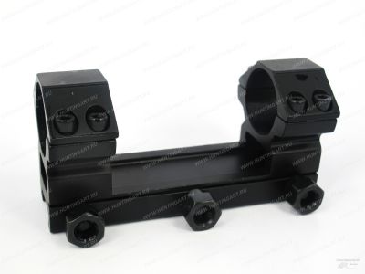 Кронштейн моноблок с кольцами 25,4 мм на планку Weaver купить в интернет-магазине ХантингАрт