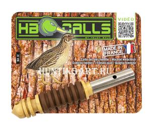 Манок Helen Baud деревянный с гофрированной вставкой на перепела (крик самки) купить в интернет-магазине ХантингАрт