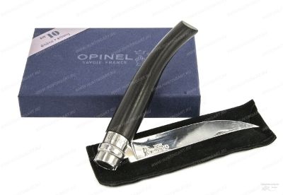 Нож филейный Opinel серии Slim №10, клинок 10 см, рукоять - эбен купить в интернет-магазине ХантингАрт