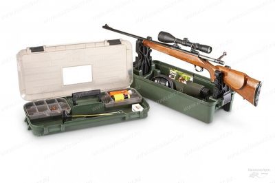 Переносной пластиковый центр для чистки и ухода за оружием MTM Shooting Range Box RBMC-11 купить в интернет-магазине ХантингАрт