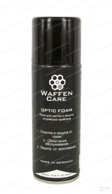 Пена Waffen Care Optic Foam для чистки и защиты оптических приборов, 200 мл купить в интернет-магазине ХантингАрт