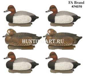 Набор чучел красноголового нырка FA Brand, 6 шт (4 селезня/2 утки) купить в интернет-магазине ХантингАрт