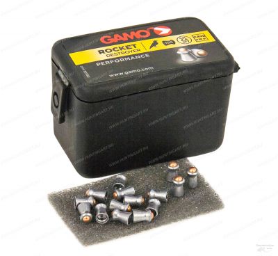 Пули пневматические Gamo Rocket калибр 4,5 мм, 0,62 гр, 150 шт купить в интернет-магазине ХантингАрт