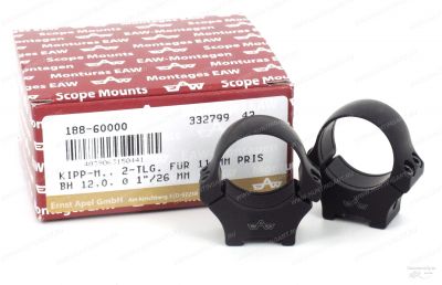 Кольца раздельные EAW Apel 26 мм не быстросъемные на призму 11 мм купить в интернет-магазине ХантингАрт