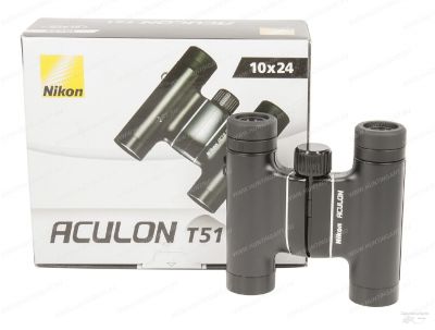 Бинокль Nikon Aculon T51 - 10x24, черный купить в интернет-магазине huntingart.ru