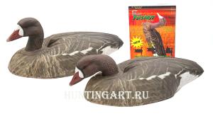 Надувные плавающие чучела Белолобый гусь 6шт купить в интернет-магазине ХантингАрт