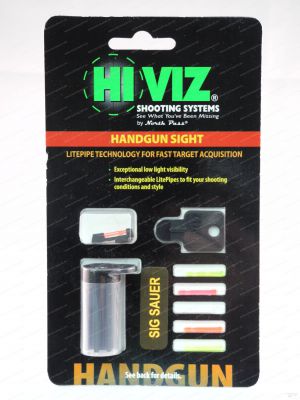 Пистолетная мушка HiViz для Sig Sauer, набор с 5 оптоволокнами купить в интернет-магазине ХантингАрт