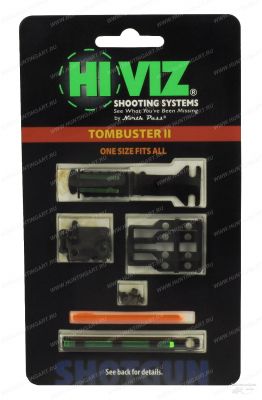 Мушка универсальная с целиком Hiviz Tombuster II Combo Sight купить в интернет-магазине ХантингАрт