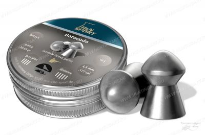 Пульки пневматические HN Baracuda, калибр 4,5 мм, 0,69 гр (300 шт) купить в интернет-магазине ХантингАрт