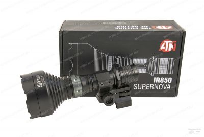Инфракрасный фонарь ATN IR850 Supernova, на Weaver, 850 нм купить в интернет-магазине ХантингАрт