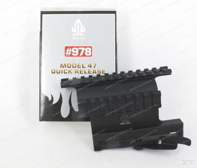 Быстросъемный боковой кронштейн Leapers с 2-мя планками Weaver на Тигр, Сайгу, Вепрь купить в интернет-магазине ХантингАрт