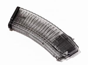 Магазин Pufgun на АК74/Сайга, 5,45x39, 30 патронов, полимер, прозрачный купить в интернет-магазине ХантингАрт