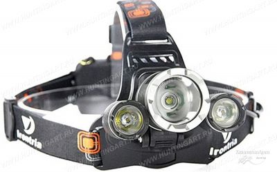 Налобный светодиодный фонарь Varlontiger A7M-T6 с 3 диодами купить в интернет-магазине ХантингАрт