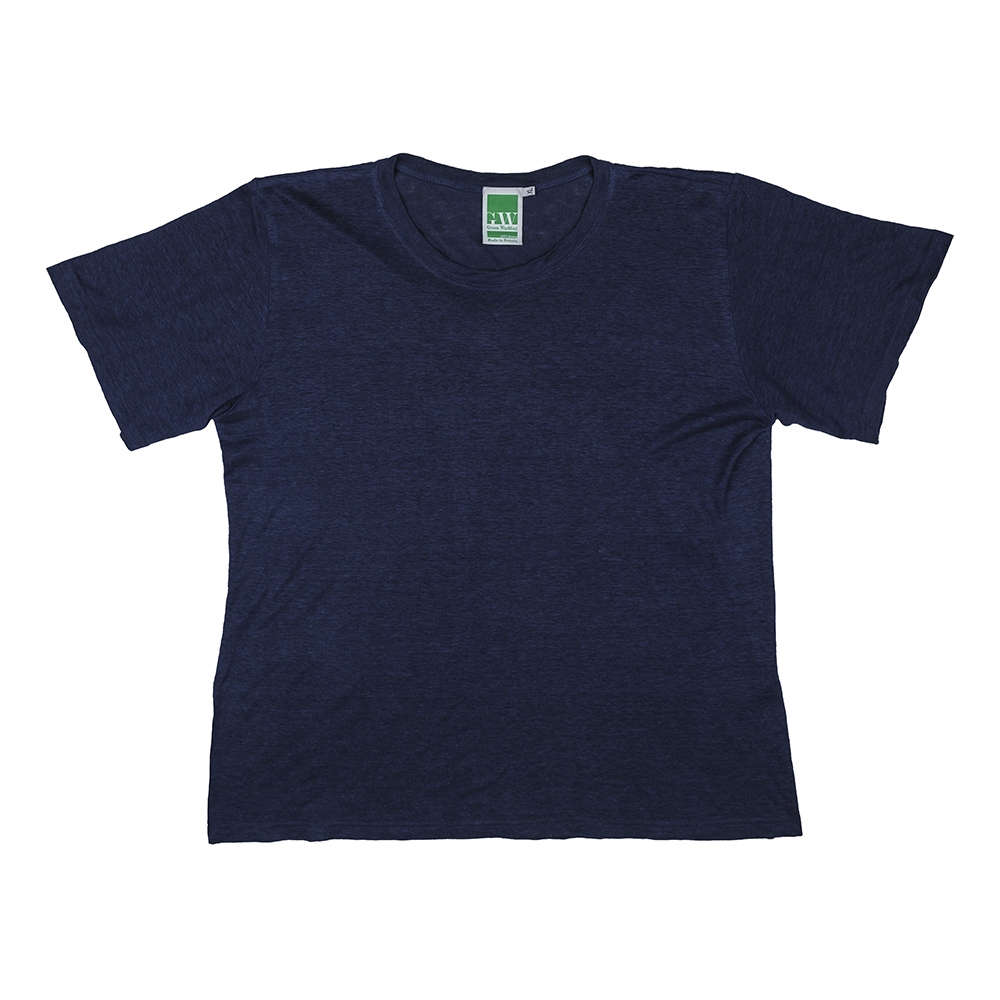 Футболка из конопли (100%) Green Washtag индиго от производителя экологически чистой одежды