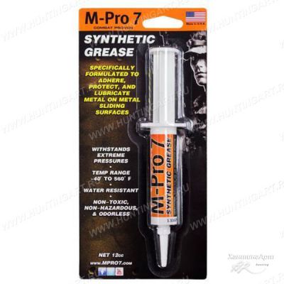 Синтетическая смазка для оружия M-Pro 7 (шприц 15 г) купить в интернет-магазине ХантингАрт