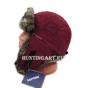 Шапка-ушанка NordKapp Pels MX Red (иск. мех-шиншилла) купить в интернет-магазине ХантингАрт