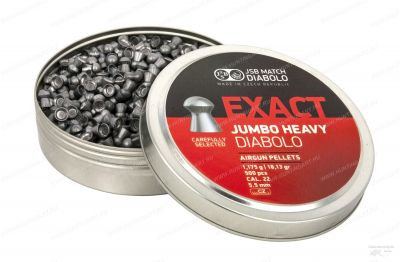 Пульки пневматические JSB Exact Jumbo Heavy калибр 5,5 мм вес 1,175 купить в интернет-магазине ХантингАрт
