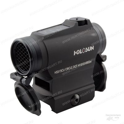 Коллиматор Holosun Micro HS515CU, быстросъемный кронштейн на Weaver/Picatinny + вставка, солнечная батарея купить в интернет-магазине ХантингАрт