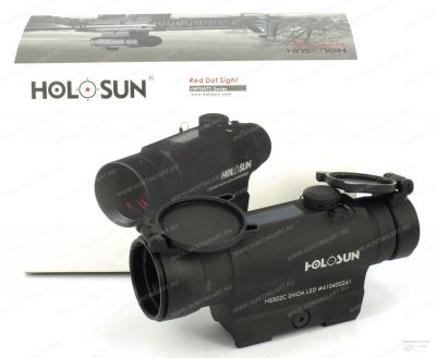 Коллиматор Holosun Infiniti Circle Dot Sight на Weaver/Picatinny + солнечная батарея купить в интернет-магазине ХантингАрт