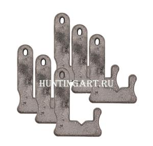 Груз свинцовый для чучел "крюк" 120 гр, комплект из 6шт купить в интернет-магазине ХантингАрт