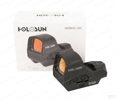 Открытый коллиматор Holosun OpenELITE на Weaver/Picatinny, солнечная батарейка, подсветка Green купить в интернет-магазине ХантингАрт