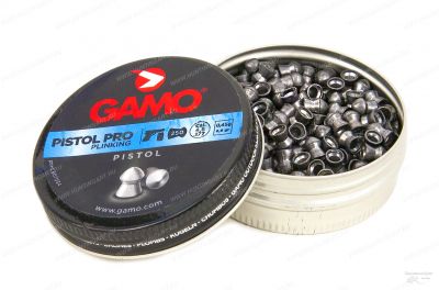 Пули пневматические Gamo Pistol Pro калибр 4,5 мм, 0,45 гр, 250 шт купить в интернет-магазине ХантингАрт