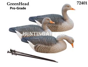 Комплект из 12 полукорпусных муляжей Серого гуся GreenHead купить в интернет-магазине ХантингАрт