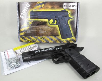 Пистолет пневматический Stalker S1911G (аналог Colt 1911), 4,5 мм