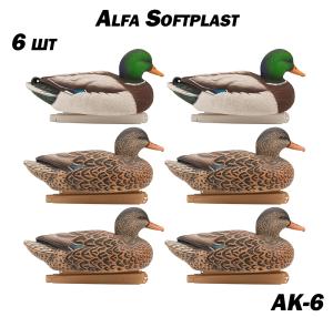 Чучела уток кряквы Alfa Softplast NorthWay 6шт купить в интернет-магазине ХантингАрт