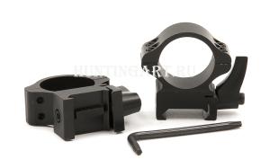Кольца средние быстросъемные 25,4мм на Weaver, флажковые купить в интернет-магазине ХантингАрт